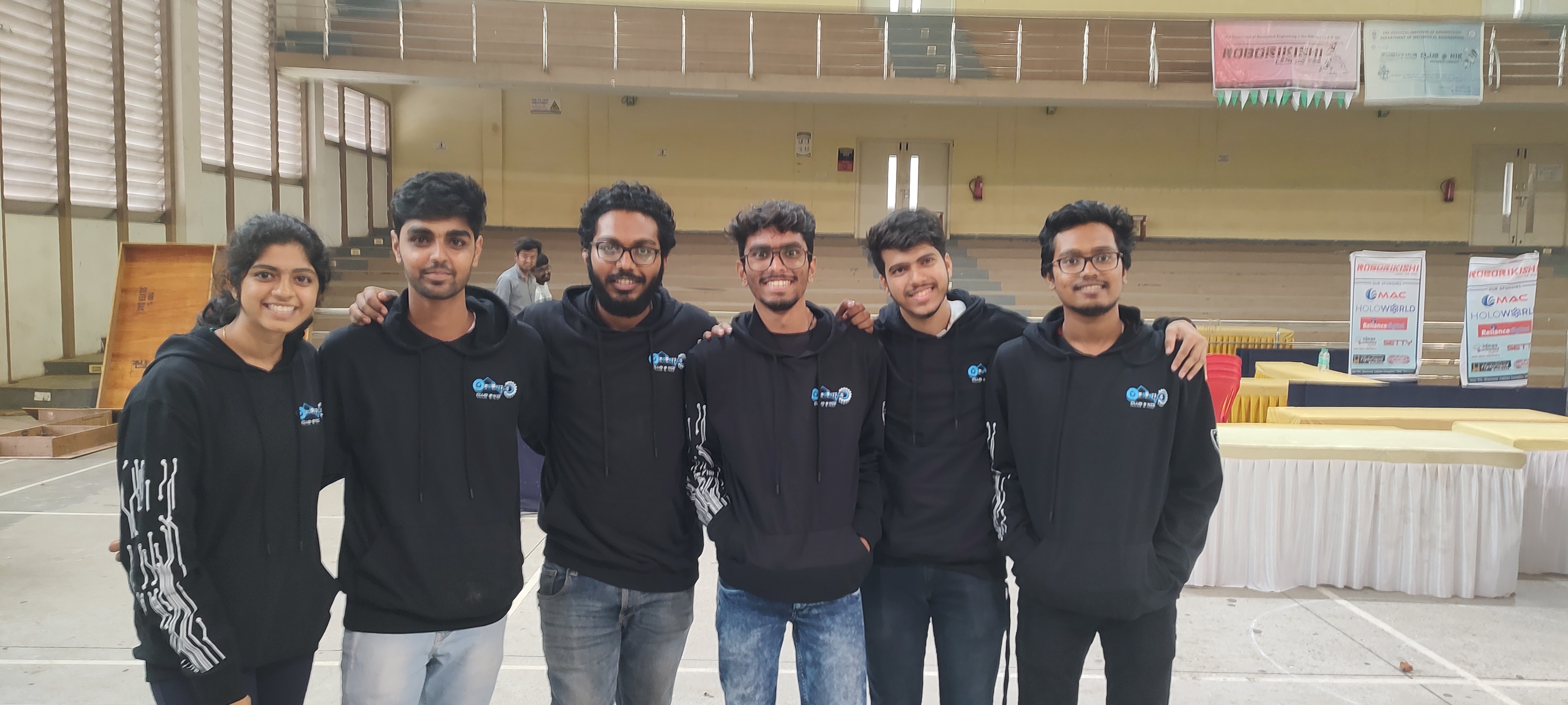 Core team members gathered during strategic club meeting